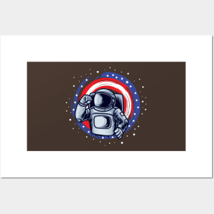 American Astronaut Posters and Art